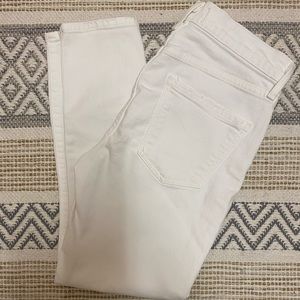 Agolde Straight Leg Cropped Ankle Jeans